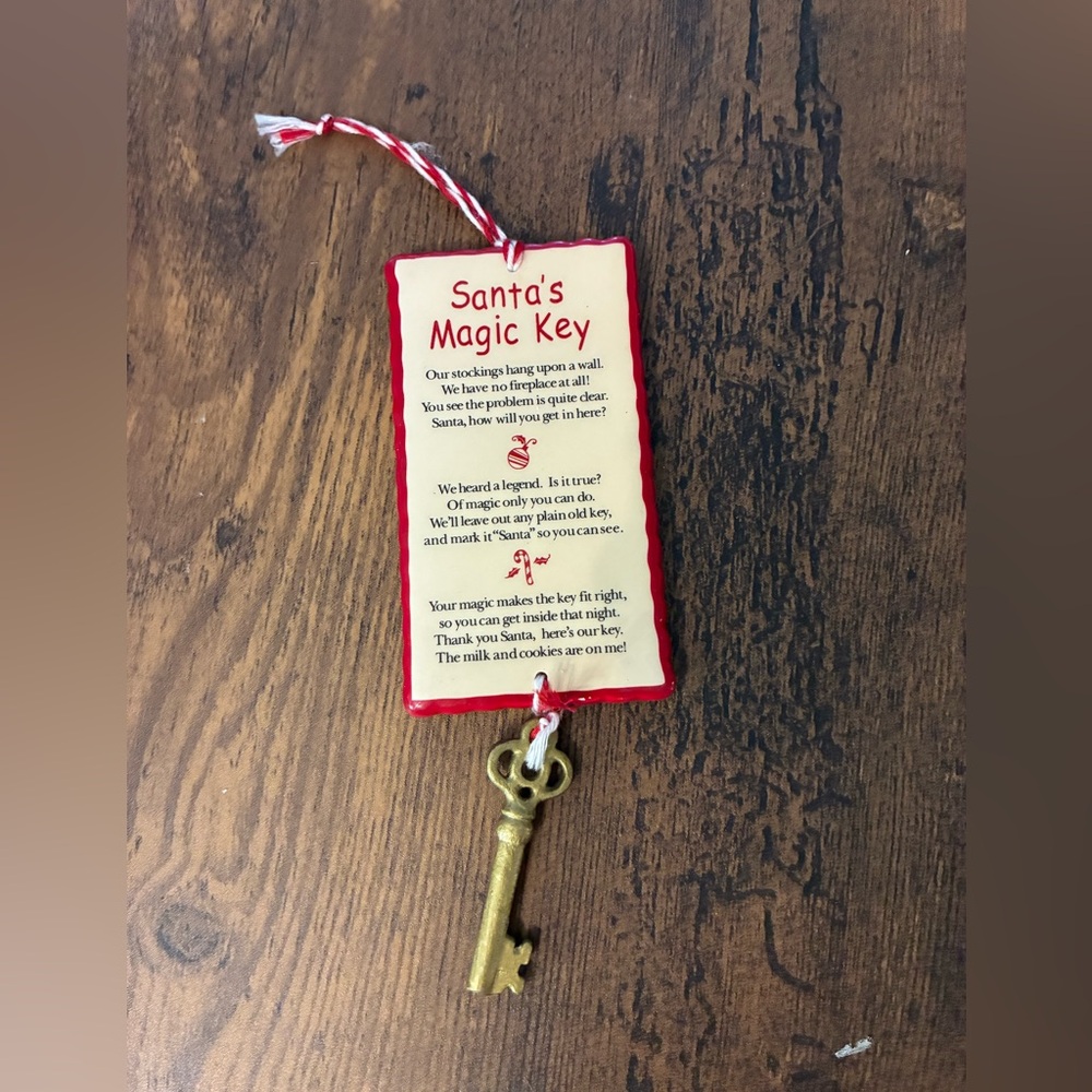 Santa’s Magic Key Ornament